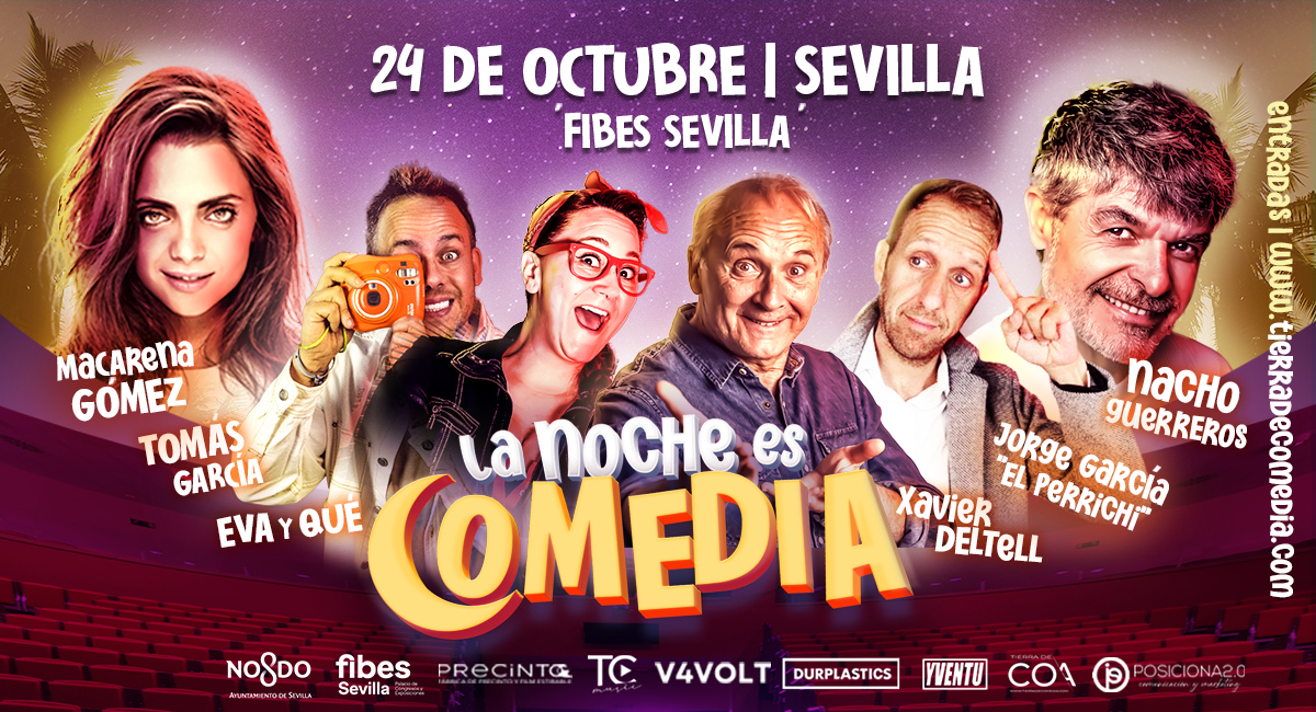 24 octubre 2026-sevilla-la noche es comedia